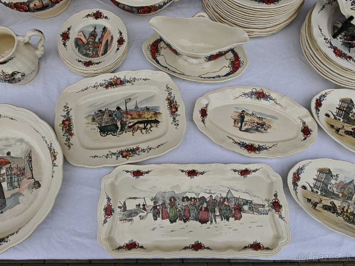 Veľká francúzska súprava Sarreguemines - 7