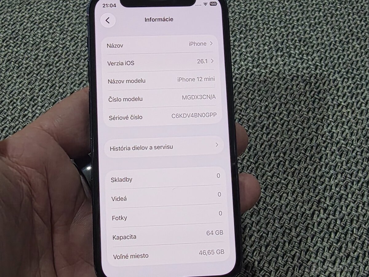 Iphone 12 mini 64GB Black - 7