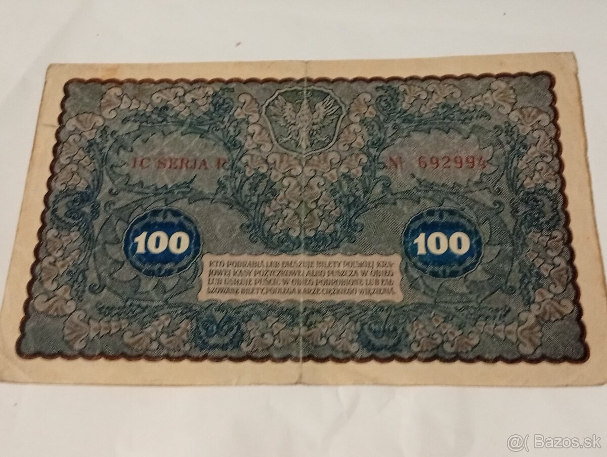 Predám vzacne Poľske Marky 1919 - 7