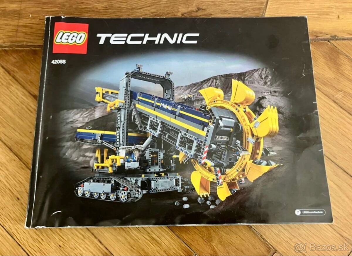 Rozložené lego Technic 42055 Rýpadlo s kolesovým bagrom - 7