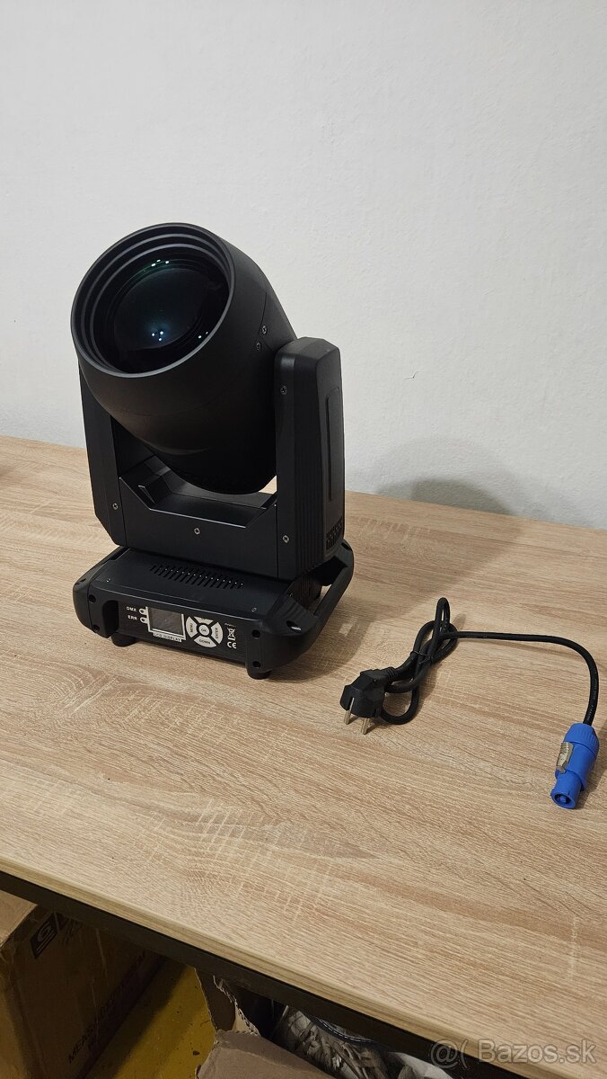 Otočné hlavy 200W Beam, fokusácia, rainbow efekt, auto retur - 7