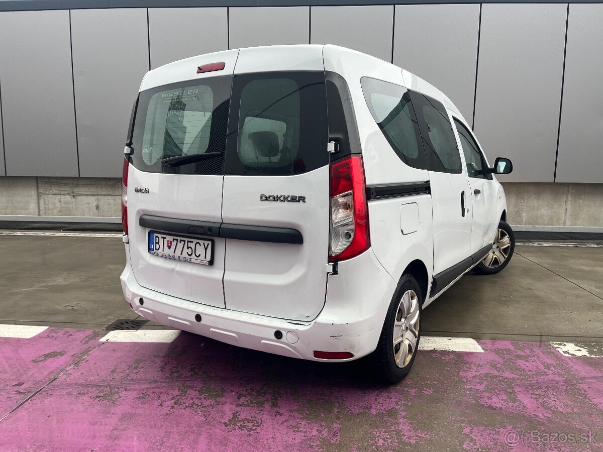 Dacia Dokker 1.6 LPG + Benzín - ODPOČET DPH, 1. Majiteľ - 7