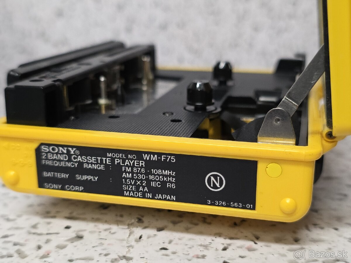 SONY WM-F75 》 SPORT WALKMAN 》DOLBY NR 》Autoreverse - 7