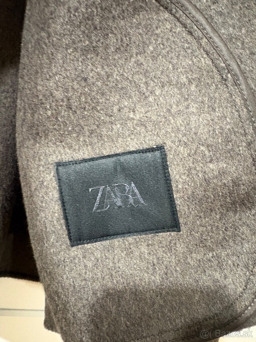 ZARA WOOL COLLECTION KABÁTIK XS OVERSIZE - 7
