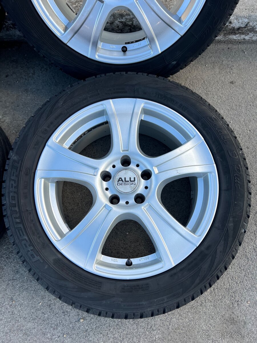 Predám letnú sadu kolies 5x112 R17 Výmena možná - 7