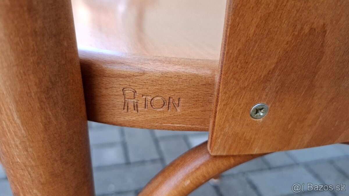 Celodřevěné židle TON 4ks - 7