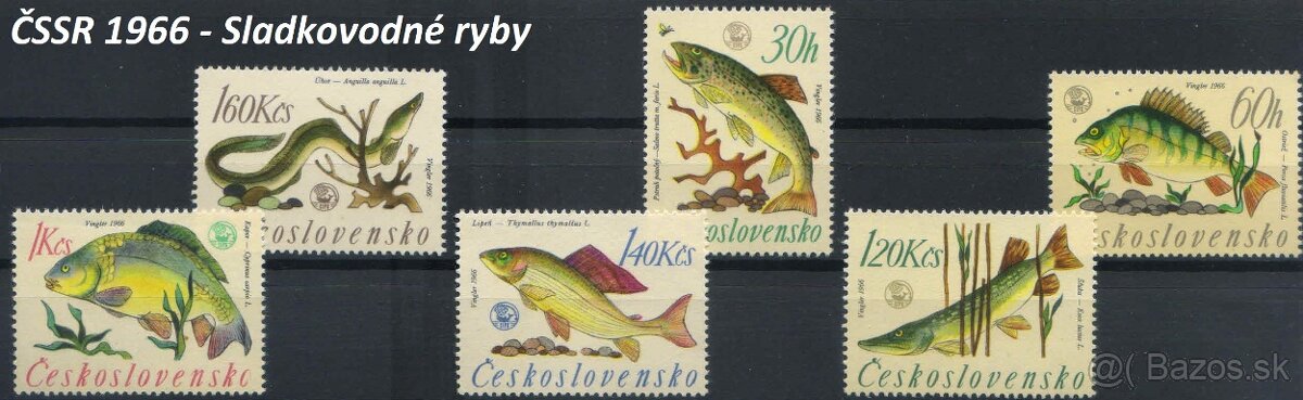 Poštové známky, filatelia: ČSR+ČSSR, slávne série A - 7