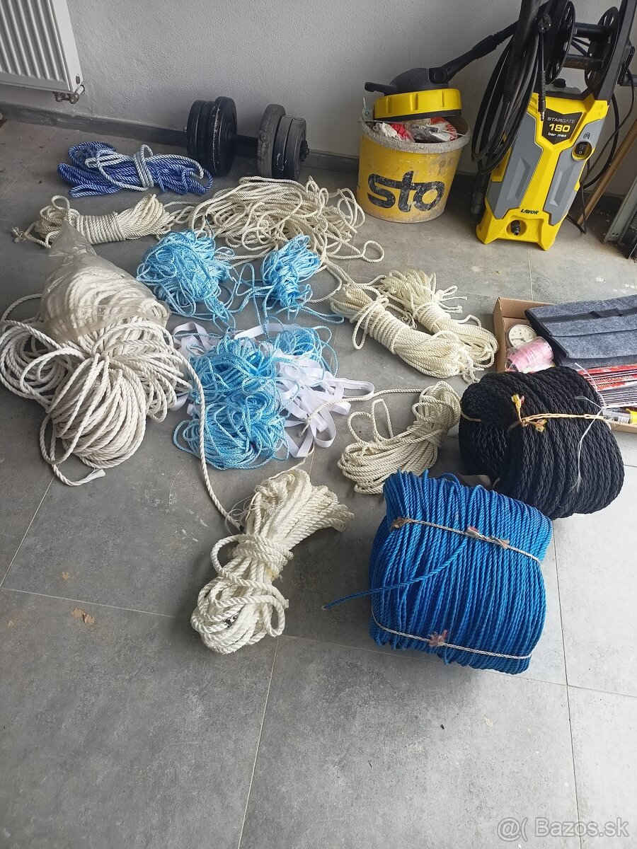 Predám laná , pevné aj tenšie , lacno - 7
