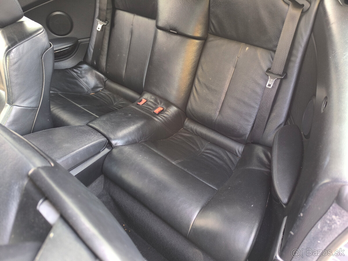 E64 Pre-lci Černá kůže sport sedadla - 7