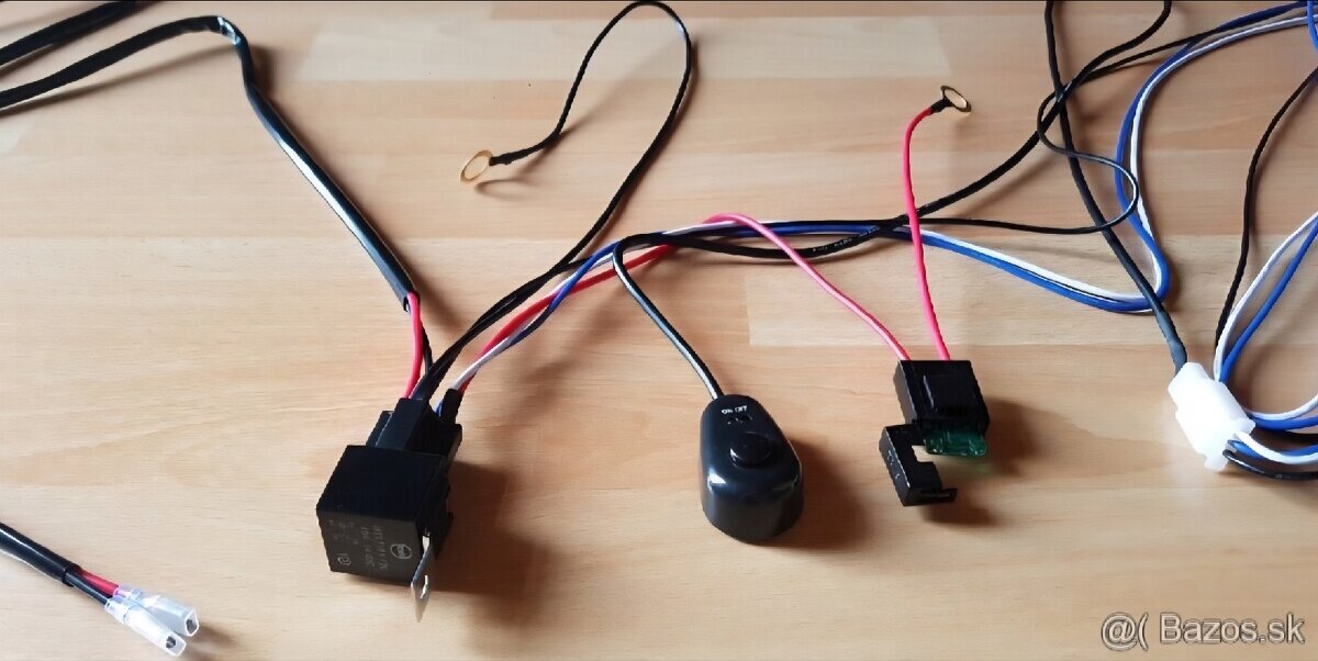 Kabeláž na led rampy - svetla
- 7