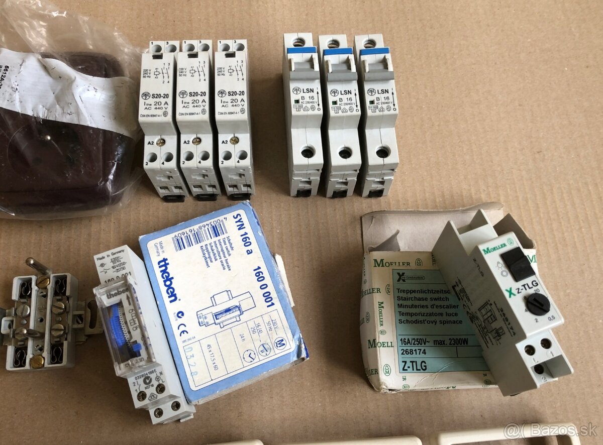 Elektroinštalacný materiál - Nepouzity - 7