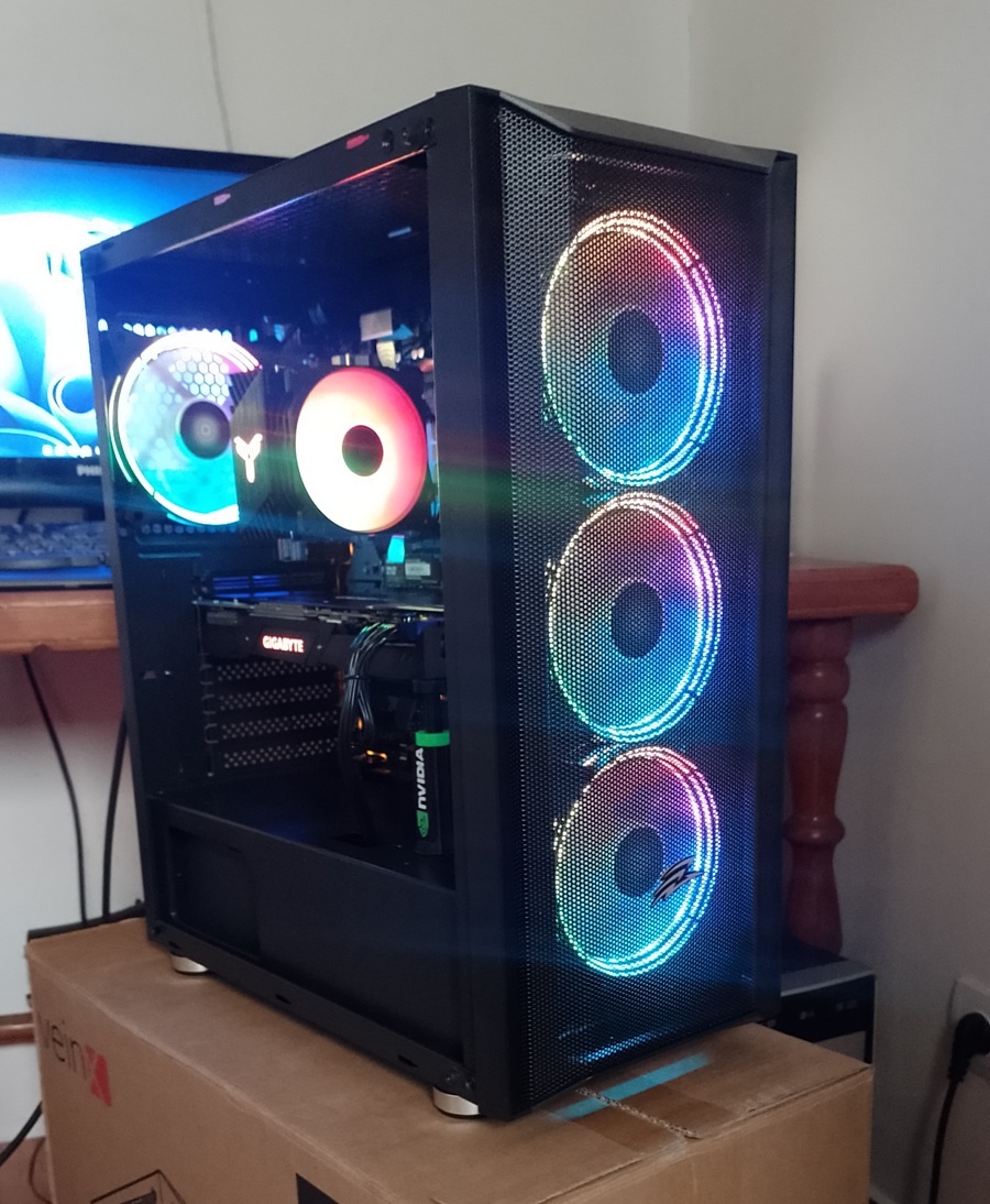 Herný PC – RTX 2070/8GB OC+ Ryzen 5+WIN 11 Pro + ARGB FAN - 7