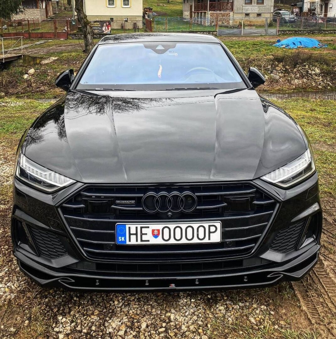 AUDI KRUHY ZNAK LOGO - čierne lesklé - 7