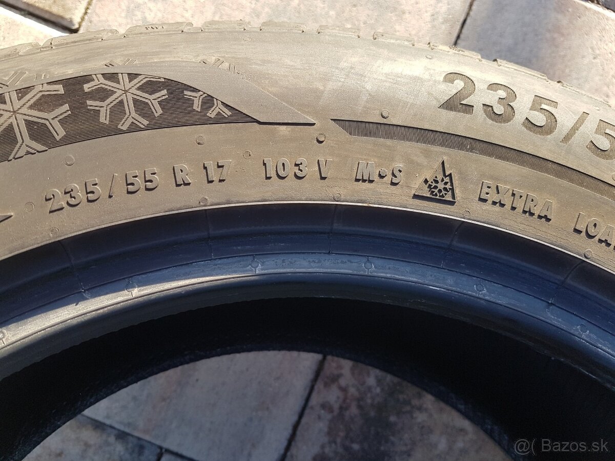 235/55 r17 zimné pneumatiky 2ks Esa+Tecar DOT2020 - 7