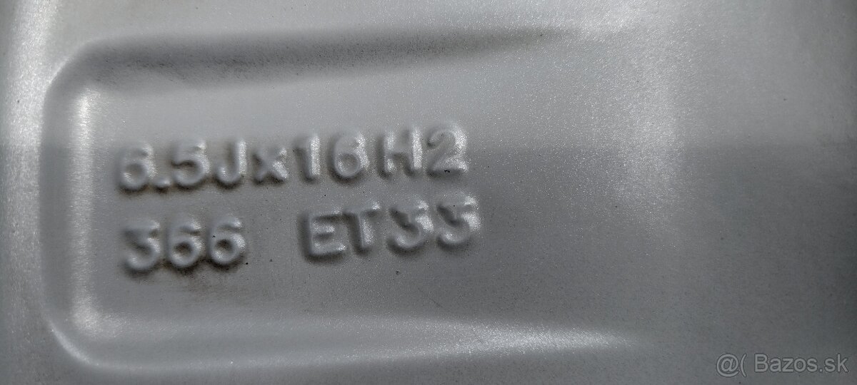 Originál disky VW Tiguan 6,5x16H2 5x112 ET33 - 7