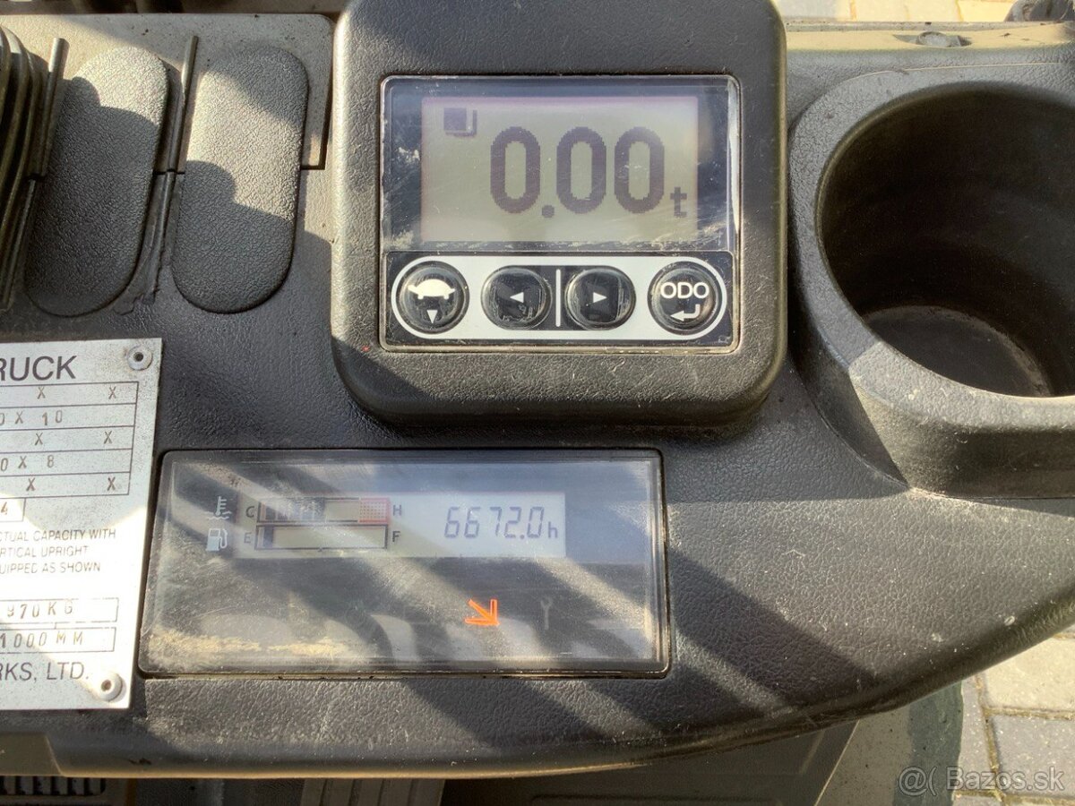 Toyota 8FG18 BENZÍN / LPG, Triplex 4,5 m, Váhy - 7