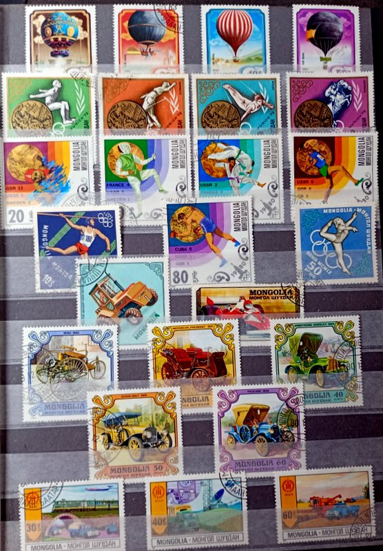 Predám poštové známky Mongolska - 7