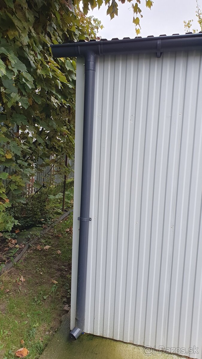 Plechová garáž 5,5x3,5 - 7