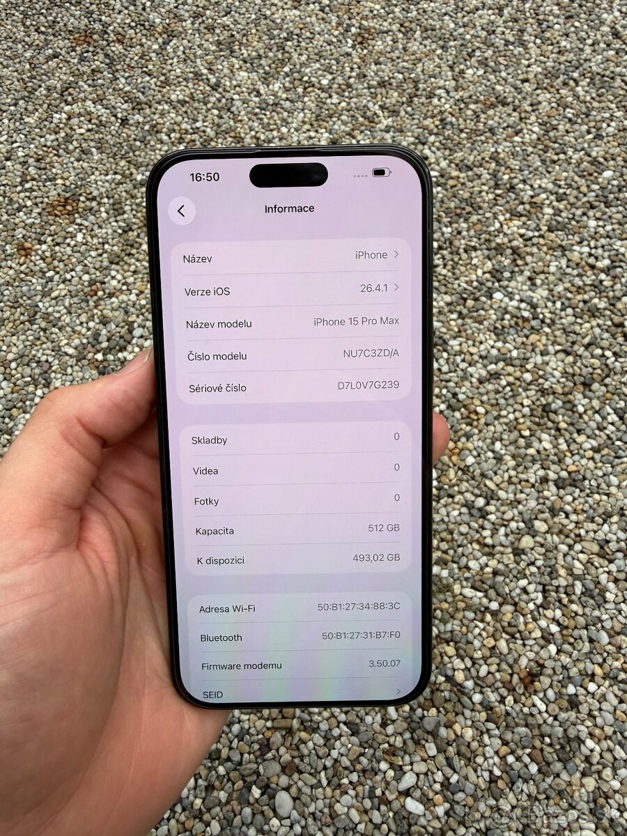 IPhone 15 pro Max 512GB - baterie 95% - 7