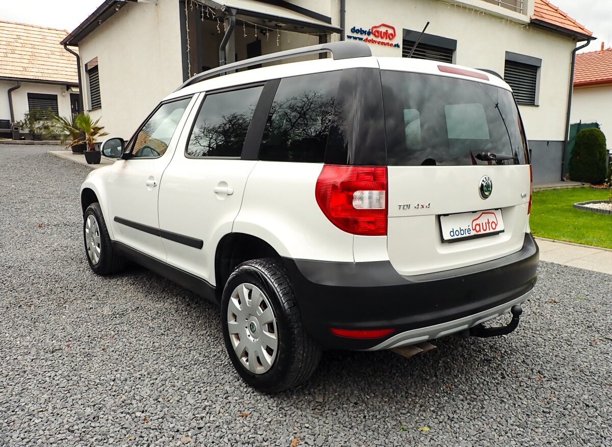 ŠKODA YETI 2.0TDI 4x4 -2013 -81kw - ŤAŽNE, KLIMA, STK - 7