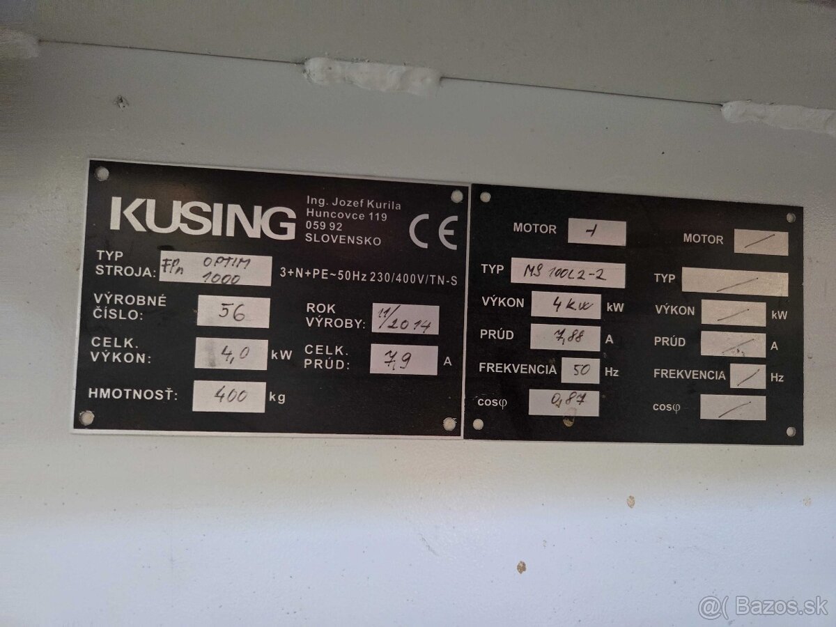 Kotúčová píla bez predrezu KUSING FPn MINI 1000 - 7