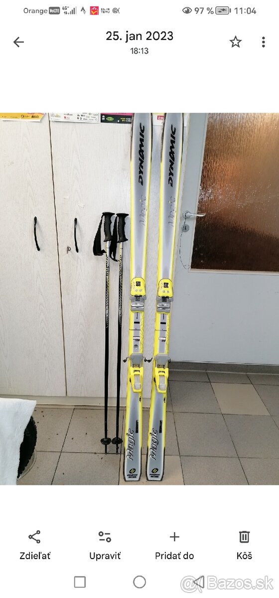 Lyže 170cm,ako nové - 7