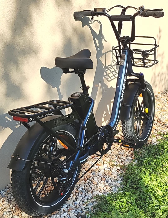 Elektrický skladací e-bicykel FATBIKE ALU rám 500W motor 36V - 7