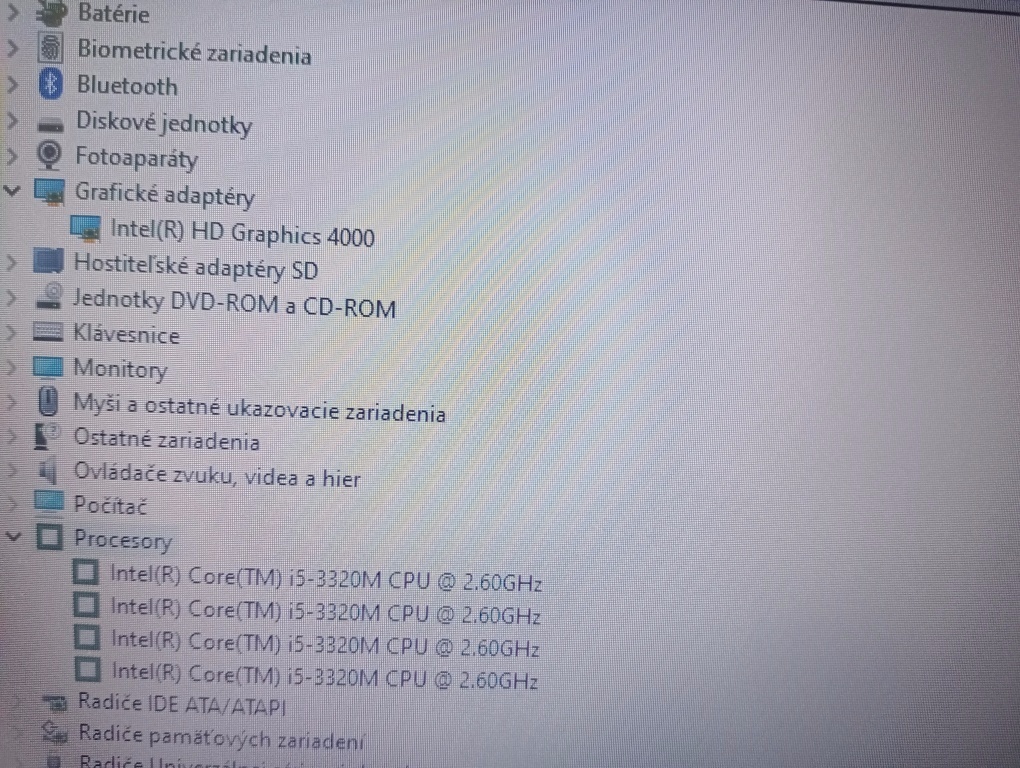 predám ntb HP probook / Intel core i5 / 8gb ram / ssd disk - 7