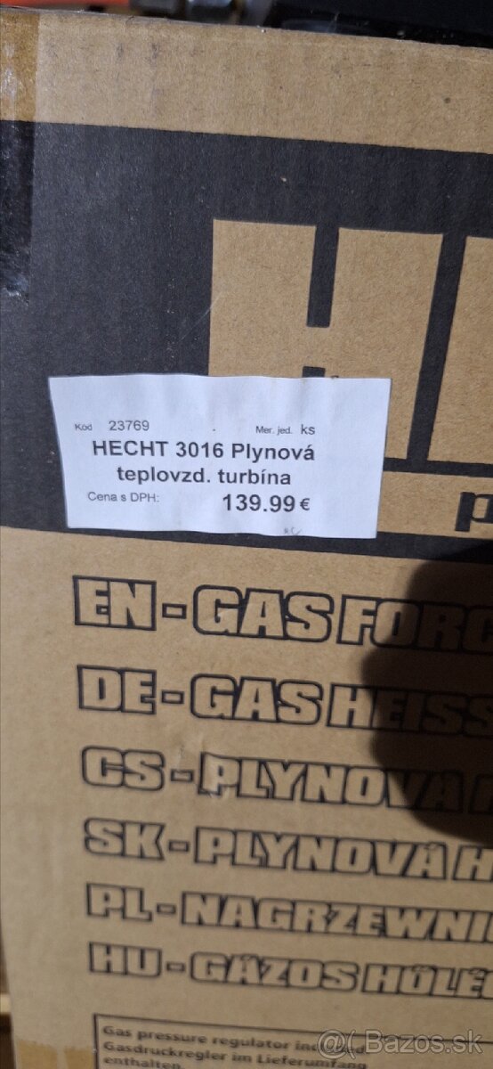 Predám plynový ohrievač hecht - 7
