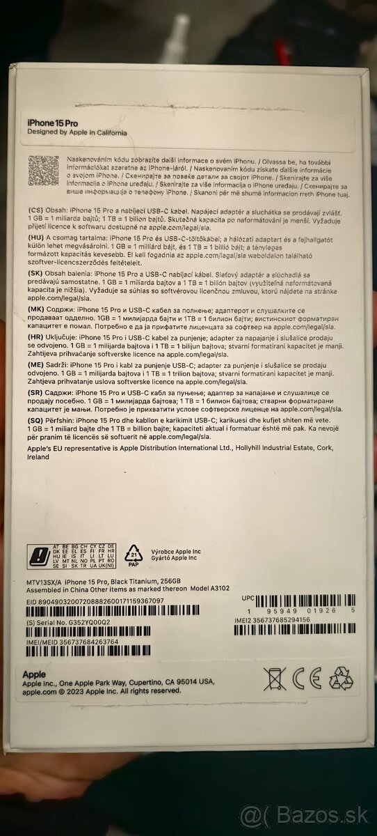 iPhone 15 Pro, Black Titanium, 256GB - 7