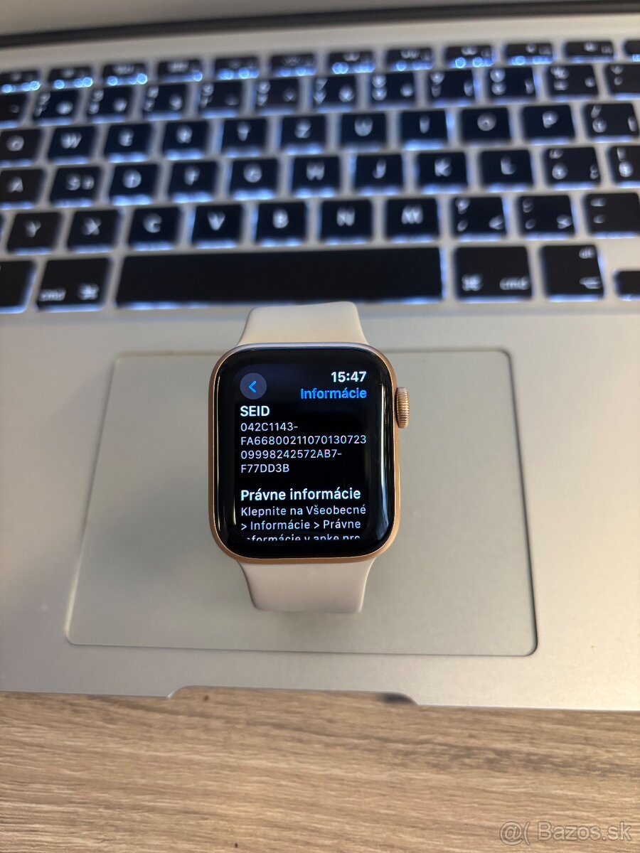 Predam dámske Apple Watch 3, béžové - 7