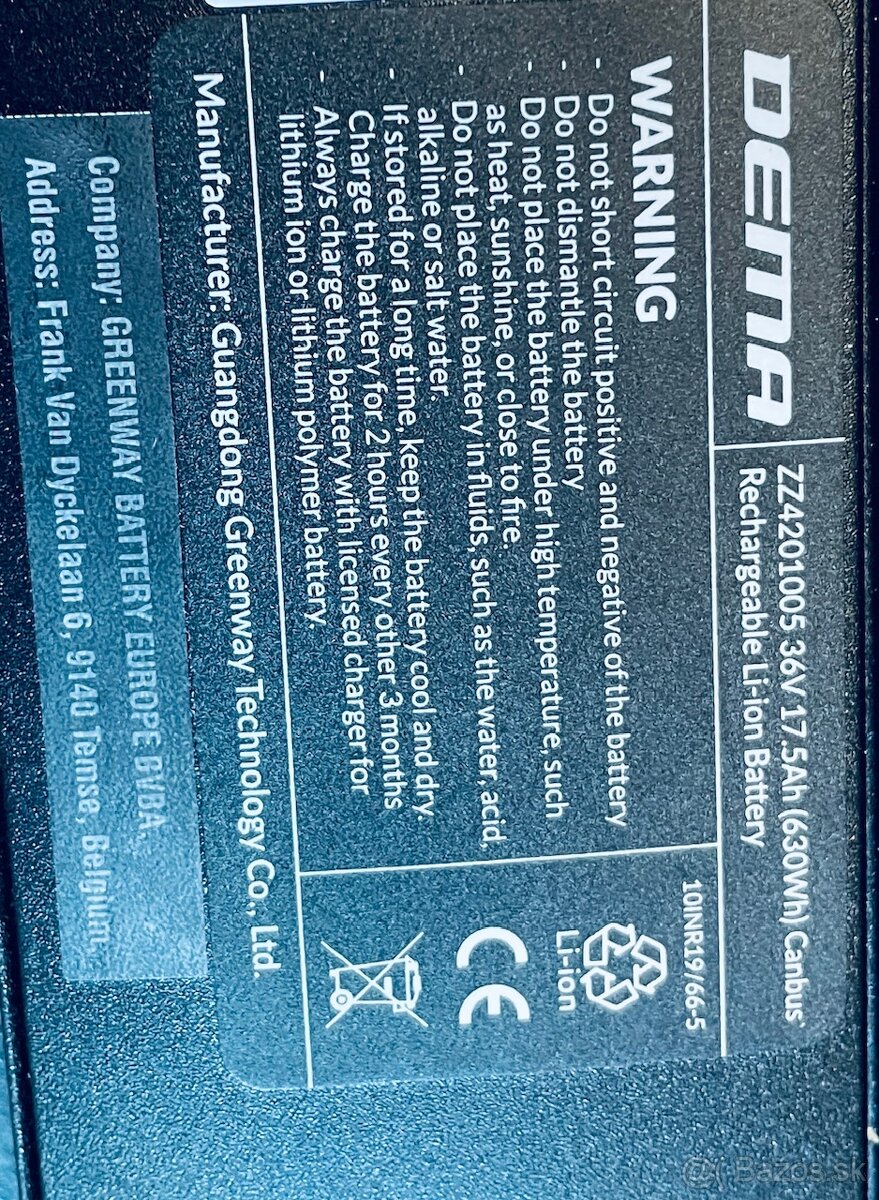 Elektrobicykel DEMA Omega - 7