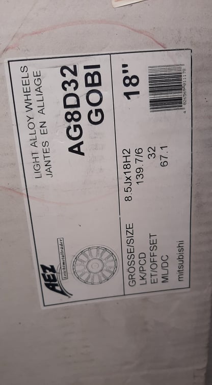 6x139,7 r18 Mitsubishi Pajero AEZ GOBI Nové - 7