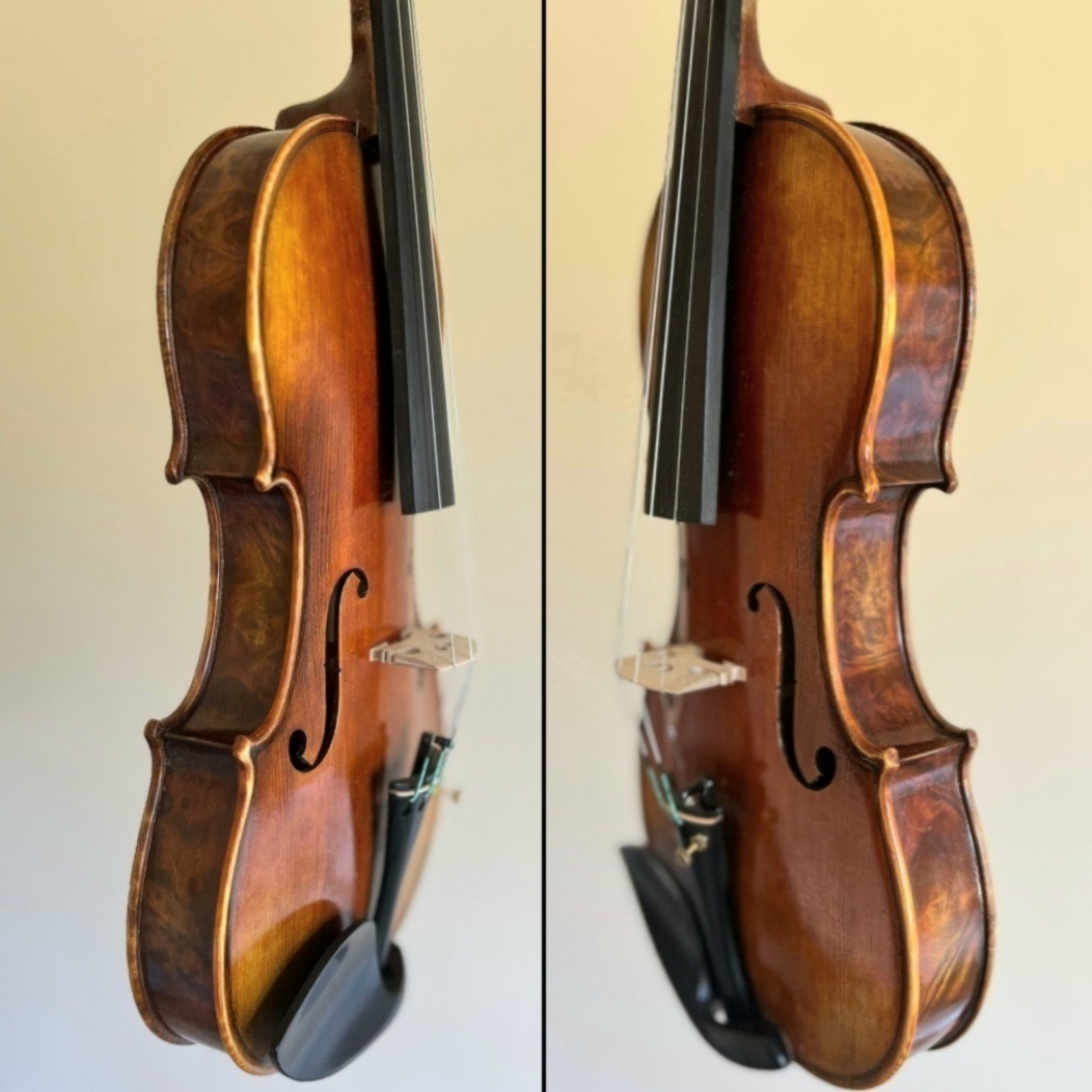 husle 4/4 model Stradivari ( očkový javor) - 7