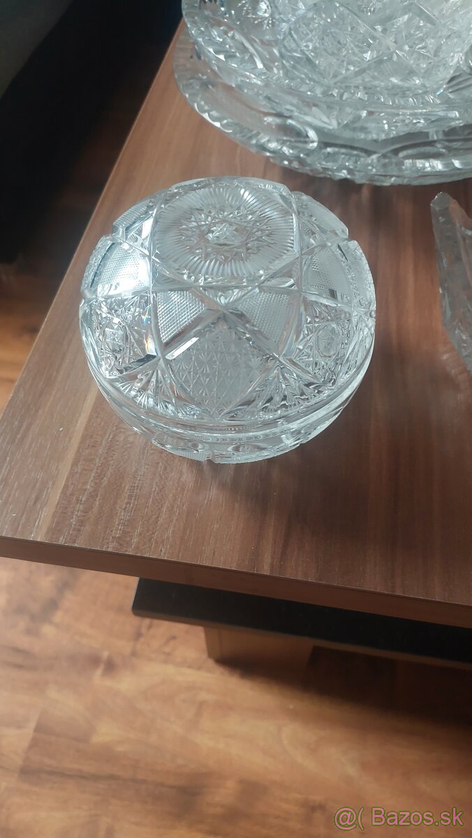 Krásny kryštál poháre vázy misy - 7