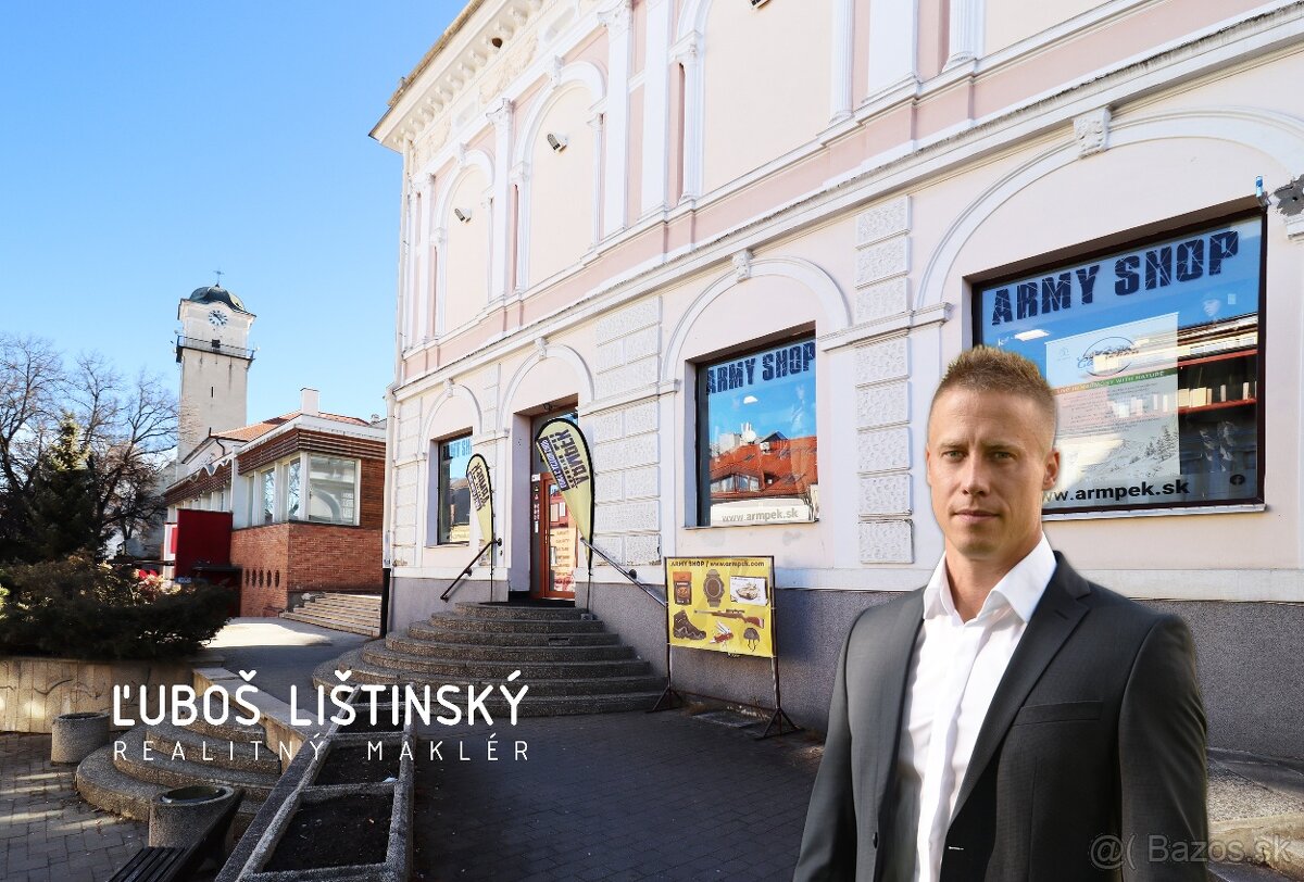 NA PRENÁJOM Obchodný priestor 100m2 na Námestí Sv. Egídia - - 7