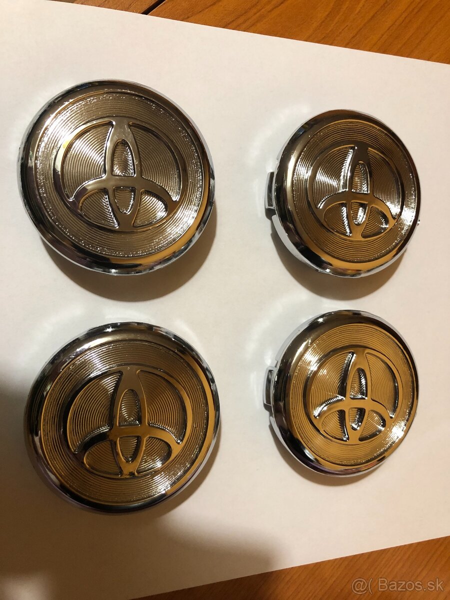 Stredové krytky (pukličky) Toyota priemeru 57,60 a 62 mm - 7
