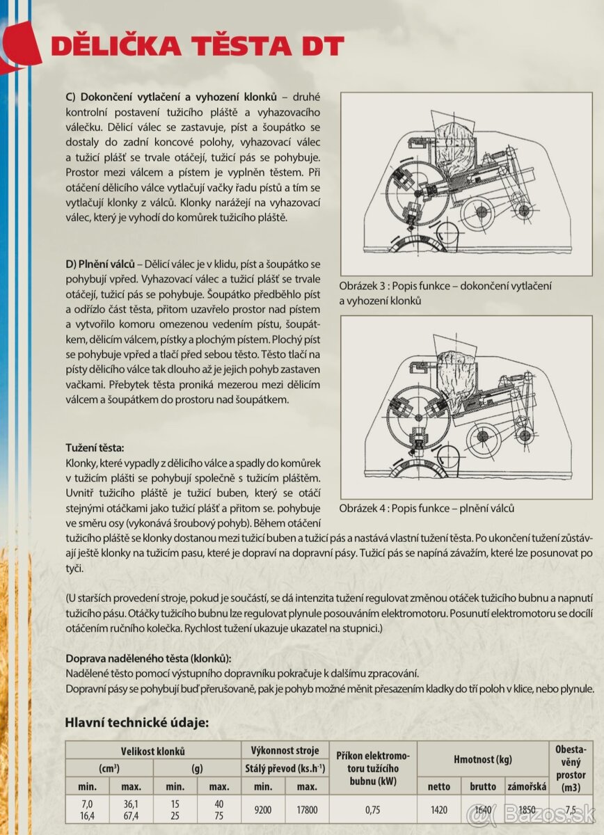 DĚLIČKA TĚSTA MULTIMAT DT6 - 7