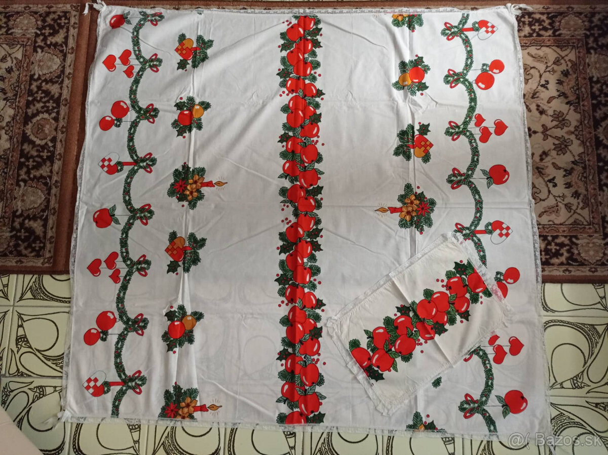 Retro vianočné obrusy - 7
