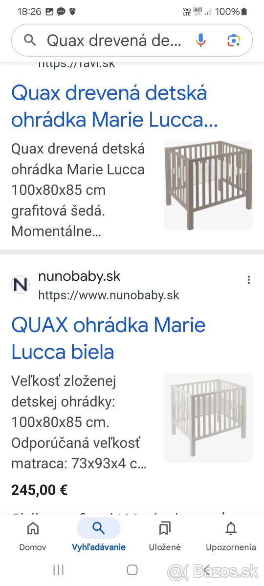 Quax drevená detská ohrádka Marie Lucca 100x80x85 cm - 7