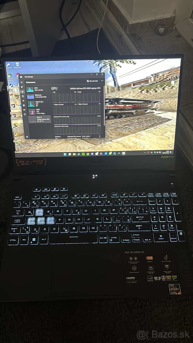 Asus tuf gaming A15 - 7