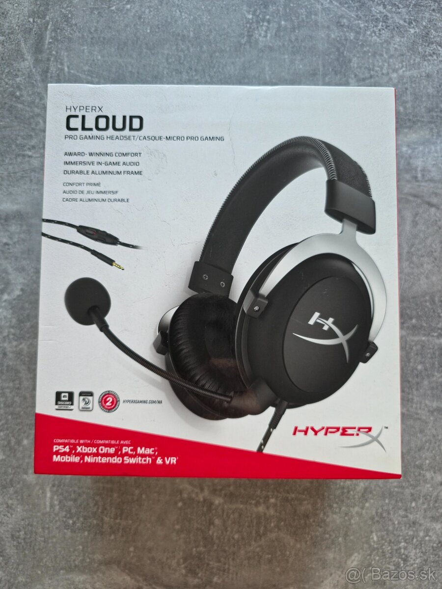 HyperX Cloud Silver – Top stav (Komplet balenie) - 7