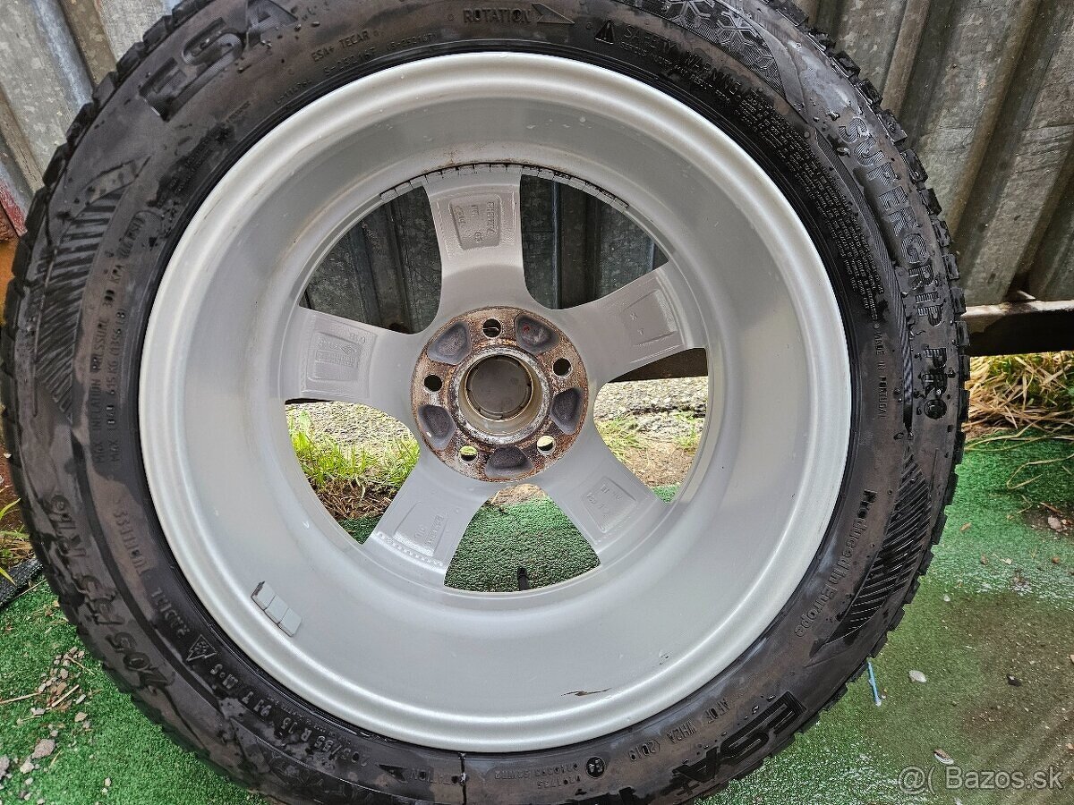 Nemecké disky DEZENT 5x112 r16 + zimné 205/55 r16 - 7