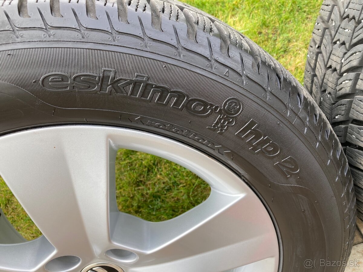 Zimná sada org ŠKODA 5x112 6,5J ET40 215/60 R16 - 7