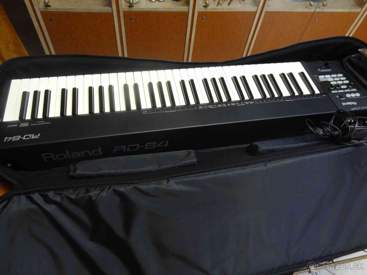 Digitálne piano - klavír - Roland RD-64 aj s púzdrom - 7