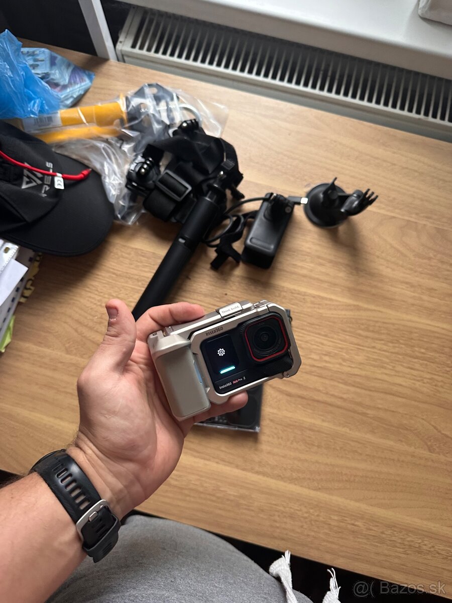 Insta360 pro ace 2, + tilta,2 baterky držiaky, ND filtre - 7