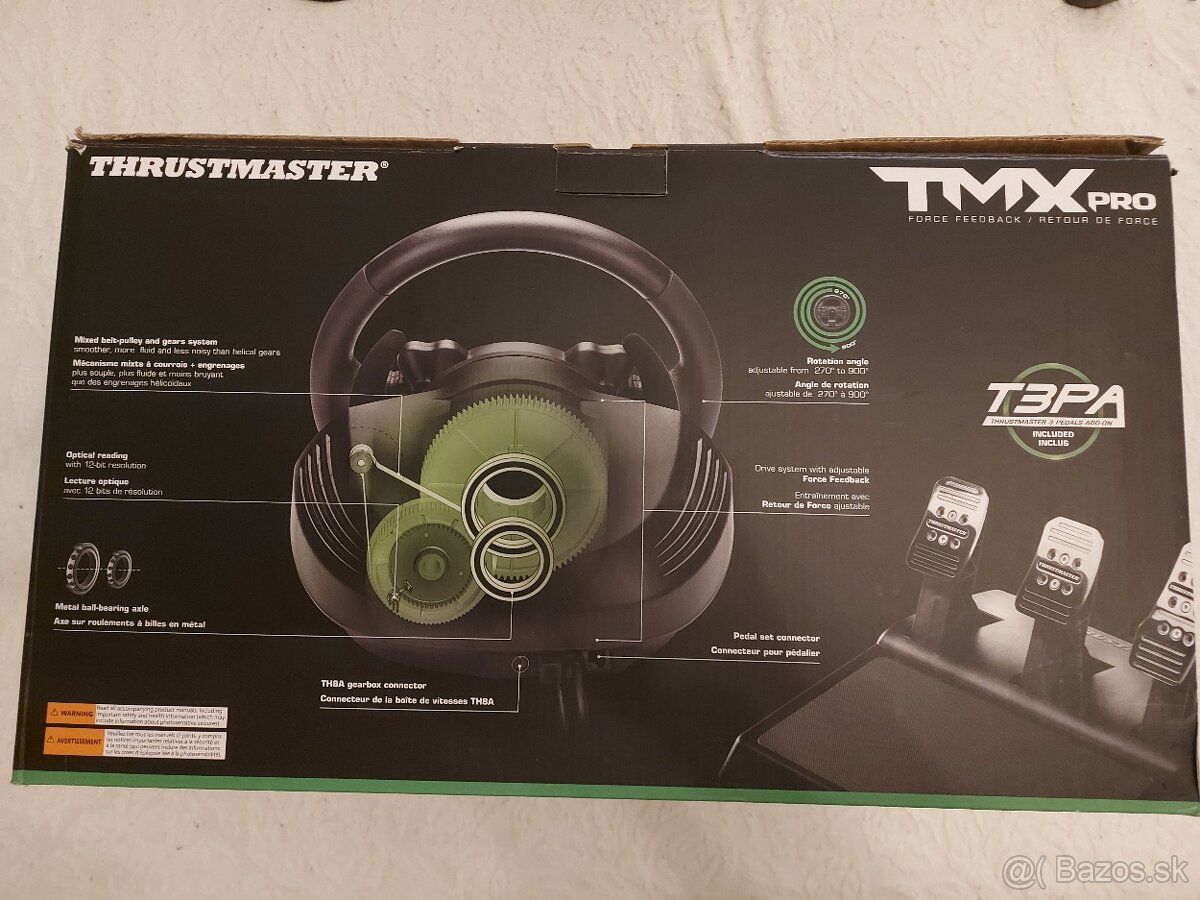 Thrustmaster TMX PRO volant + pedále a riadiaca páka - 7