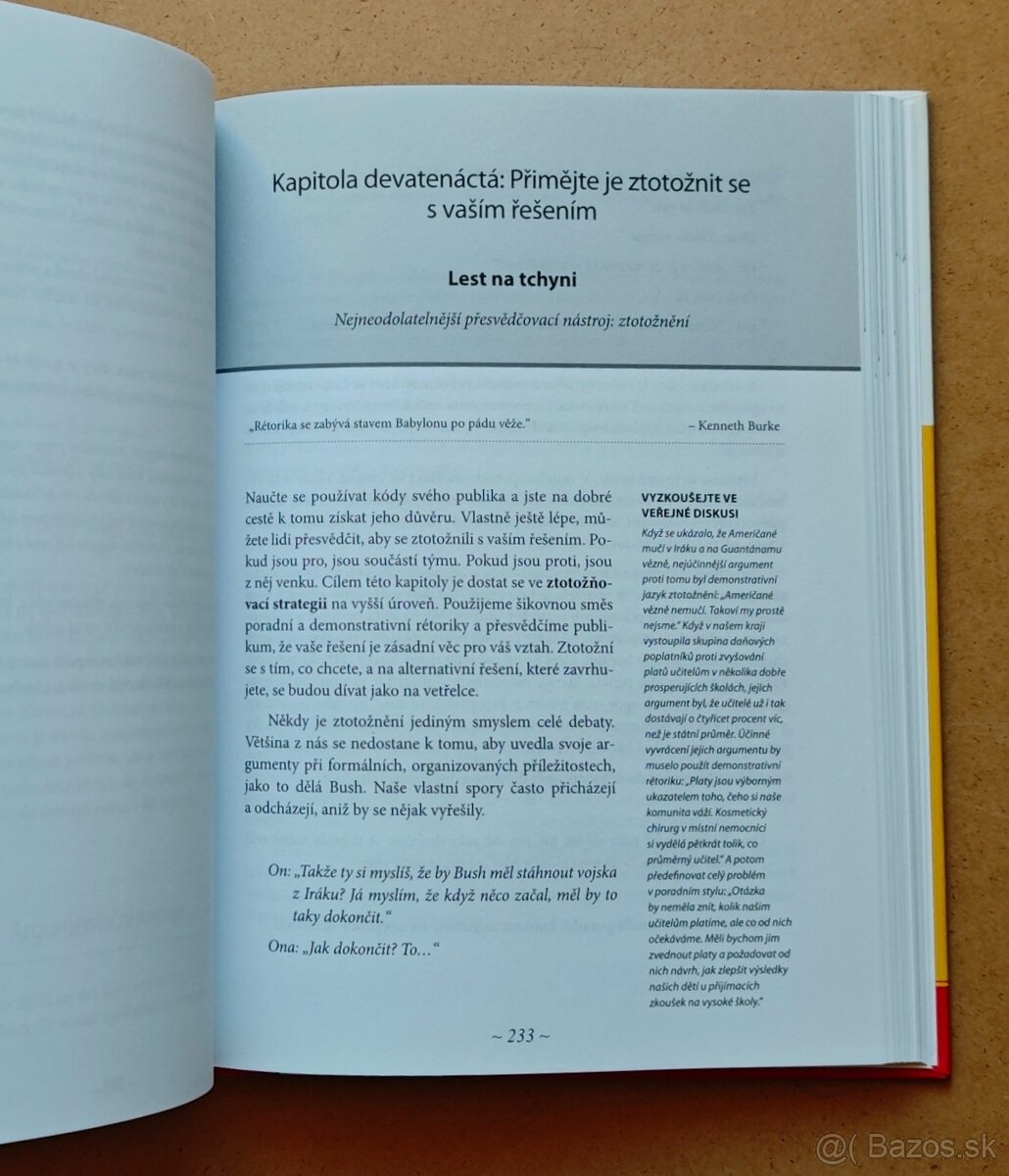 Jay Heinrichs: RÉTORIKA PRO KAŽDÉHO - 7