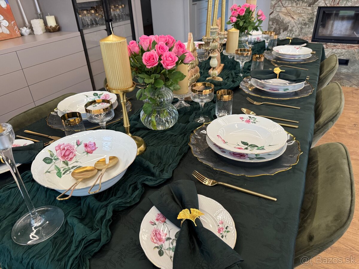 Krásna Československá obedová súprava Thun - 7