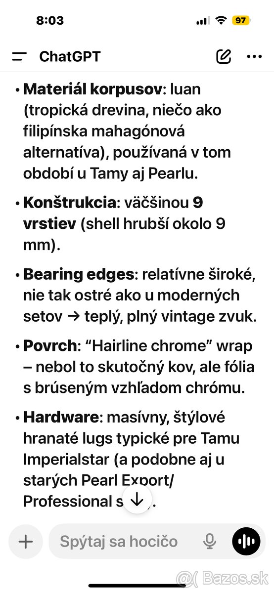 Tama Imperialstar vintage bicie - 7